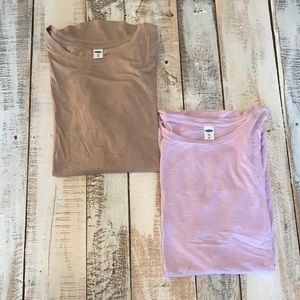 Bundle of 2 old navy luxe swing tops